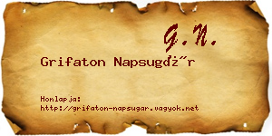 Grifaton Napsugár névjegykártya